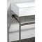 Kingston Brass 39 Porcelain Console Sink with Stainless Steel Legs 8 Centers, WhiteBrushed Nickel VPB3917W8ST - alternate 4